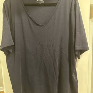 Talbots Women's Navy Short Sleeve Tee